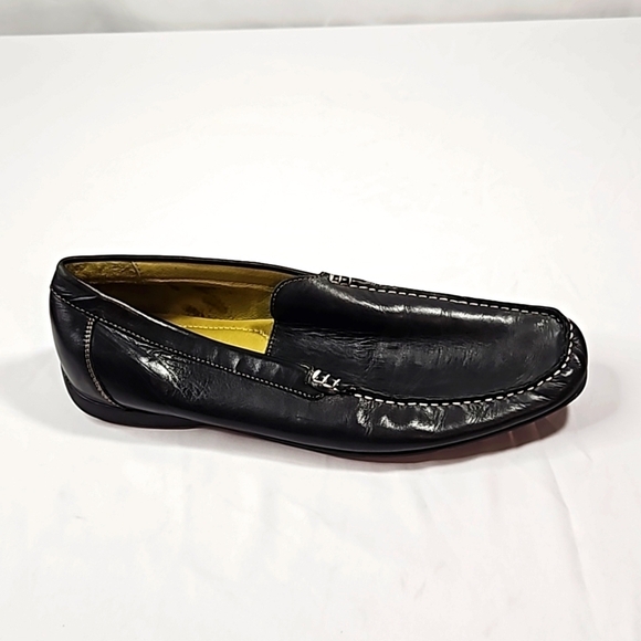 Aston Grey Black Leather Loafers Size 11 main image 4